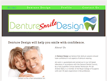 Tablet Screenshot of denturedesign.co.uk